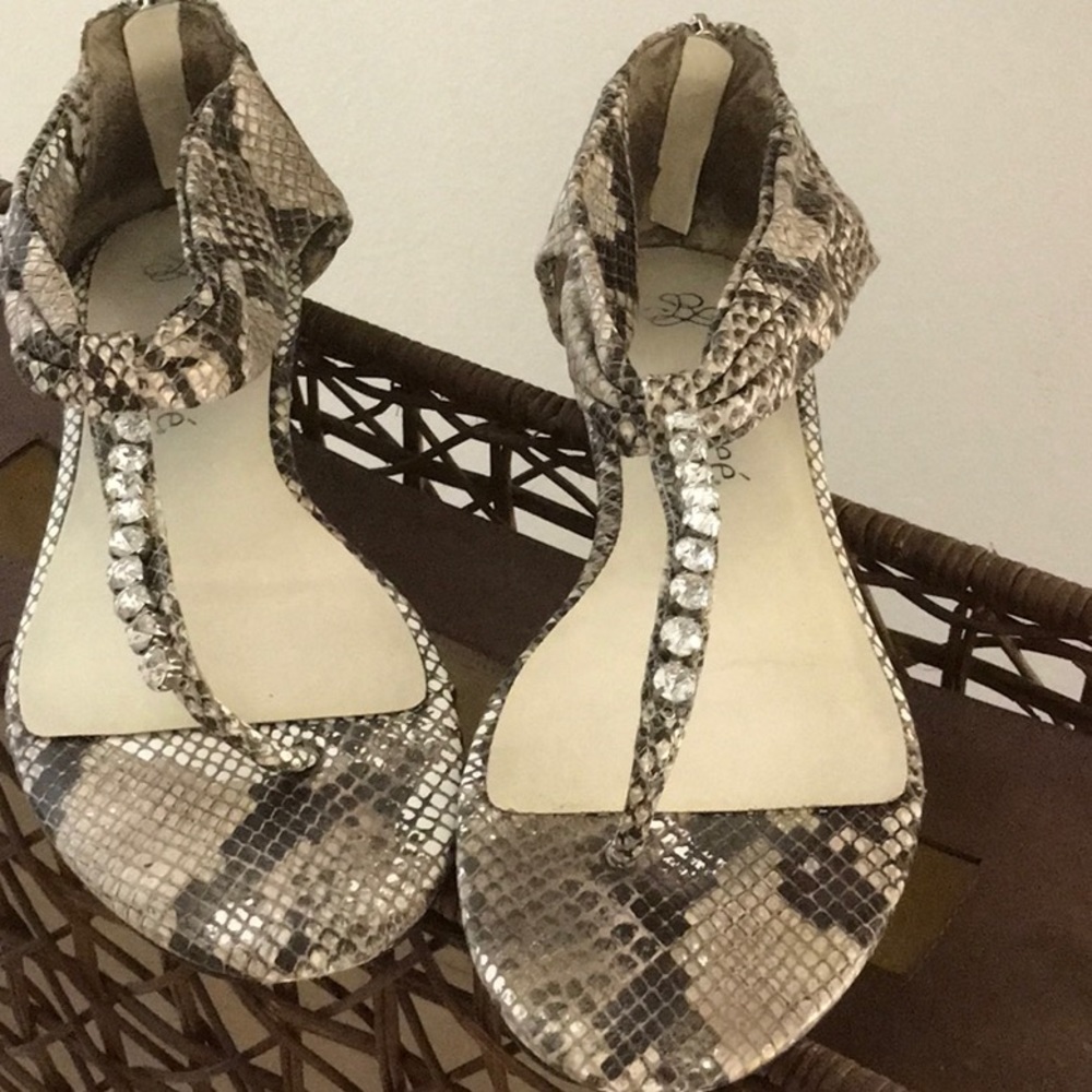 Sandals.